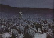 Frederic Remington Calling the Moose (mk43) Spain oil painting artist